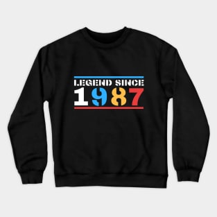 Legend Since 1987 Crewneck Sweatshirt